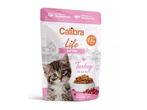 Calibra Cat Life kapsa Kitten Turkey in gravy 85 g