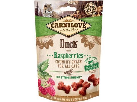 Carnilove Cat Crunchy Snack Duck & Raspberries 50 g 