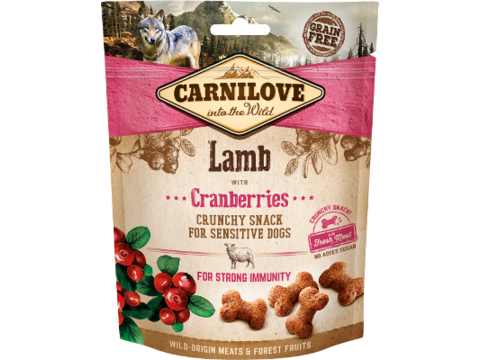 Carnilove Dog Crunchy Snack Lamb & Cranberries 200g SLEVA  16.634
