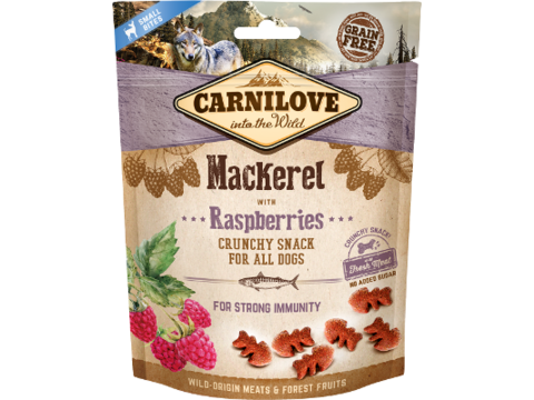 Carnilove Dog Crunchy Snack Mackerel & Raspberries 200g