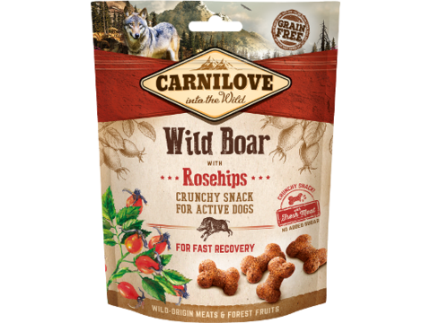 Carnilove Dog Crunchy Snack Wild Boar & Rosehips 200g SLEVA 16.636