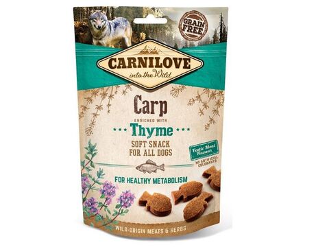 Carnilove Dog Semi Moist Snack Carp & Thyme 200g 16.642 exp. 4/2024