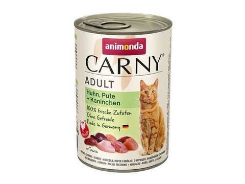 Animonda carny cat kuře, krůta + králík 400 g