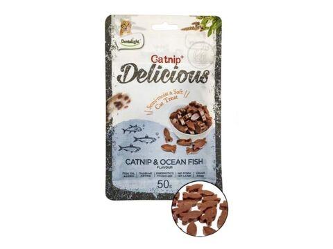 Catnip Delicious Šanta & Ryba "Ocean Fish flavour" 50g měkká žvýkací textura