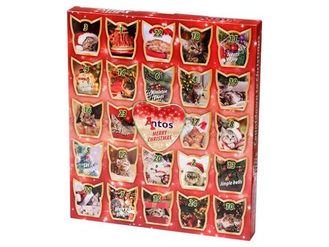 Antos vánoční adventní masový kalendář pro kočky 423 g