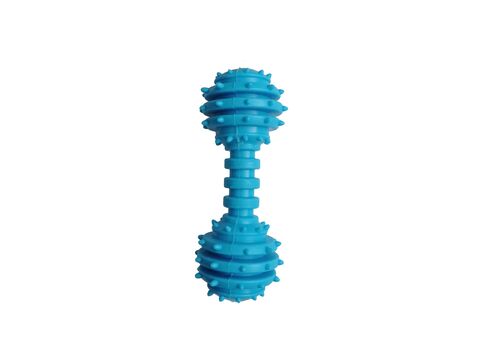 Tatrapet hračka pro psa dentální činka 12 cm, guma, modrá