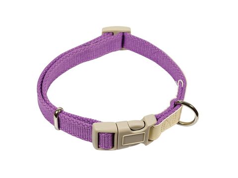 Nayeco obojek MacLeather Cotton fialový 20 mm x 35 - 50 cm 
