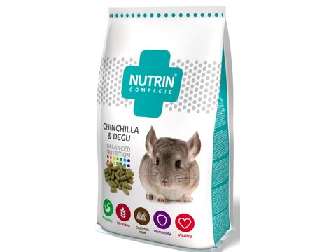 Nutrin Complete Chinchilla&Degu 400 g činčila a osmák