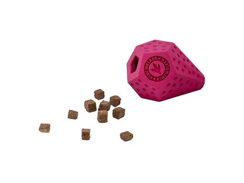 Kiwi hračka pro psa míček na pamlsky 8 cm Diaball mini růžová