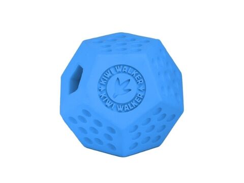 Kiwi hračka pro psa míček na pamlsky 8 cm Dodecaball maxi modrá