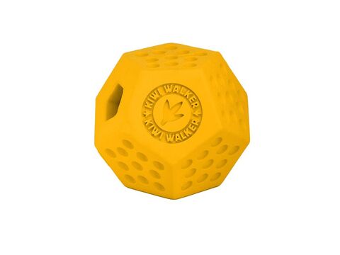 Kiwi hračka pro psa míček na pamlsky 8 cm Dodecaball maxi oranžová