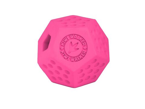 Kiwi hračka pro psa míček na pamlsky 8 cm Dodecaball maxi růžová