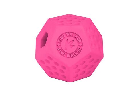 Kiwi hračka pro psa míček na pamlsky 8 cm Dodecaball maxi růžová