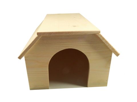 Truhlářství Zimný Domek pro obr králíka valbová střecha  29 x 20 x 36,5 cm ZV 120 