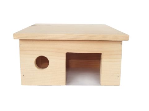 Truhlářství Zimný Domek pro křečka šikmá střecha 19 x 11 x 13,5 cm ZV 122