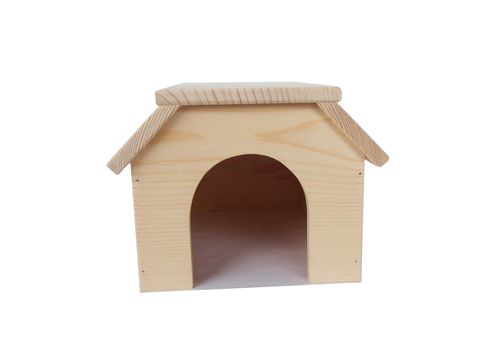 Truhlářství Zimný Domek pro morče valbová střecha 17,5 x 14,5 x 22,5 cm ZV 118