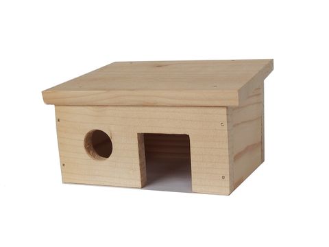 Truhlářství Zimný Domek pro myšku šikmá střecha 14 x 8,5 x 9,5 cm ZV 121