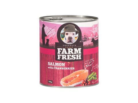 Farm Fresh Salmon, losos s brusinkami 750 g