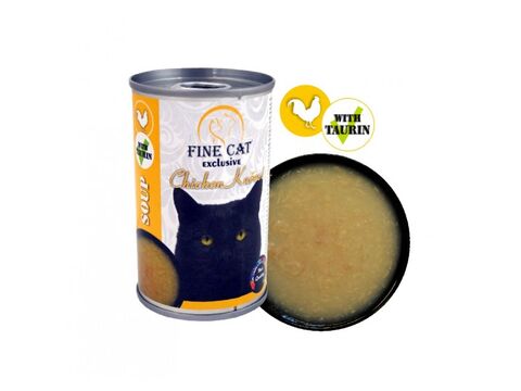 FINE CAT Exclusive polévka pro kočky kuřecí 158 g