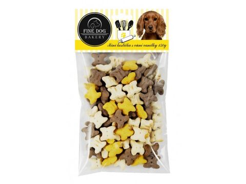 Fine Dog Bakery mini kostičky mix vanilkové 150 g