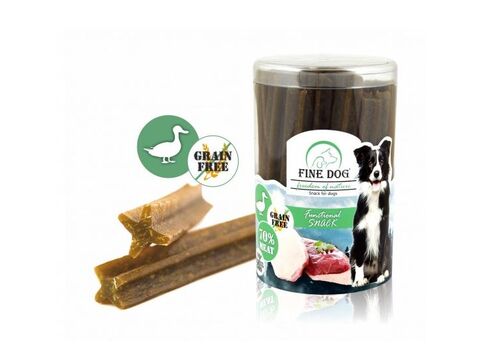 Fine Dog Fon funkční masový kříž kachní 25 ks v dóze