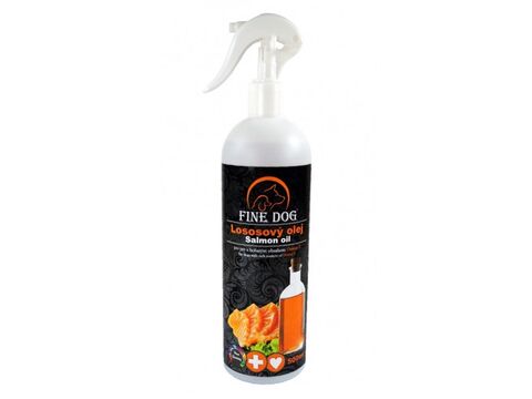 Fine Dog Salmon Oil 200 ml+ 50 ml zdarma s rozprašovačem olej