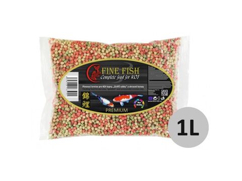 FINE FISH KOI Color Balls  Mix premium 1l kuličky sáček