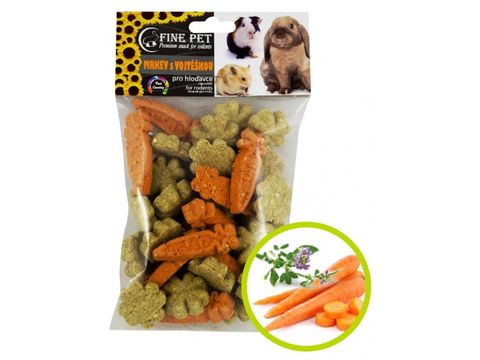 Fine Pet mrkev s vojtěškou 120 g pro hlodavce
