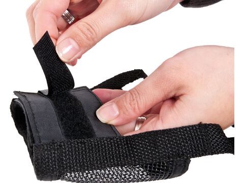 Flamingo fixační náhubek pro psy  XL  41-74 cm, 23-27 cm /labrador/ černý