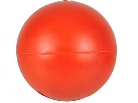 Flamingo hračka pro psa míč M průměr 6 cm tvrdá guma červená