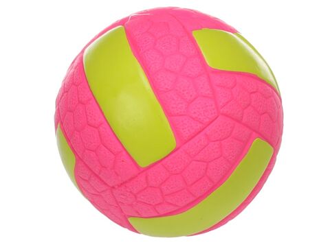 Flamingo hračka pro psa míček průměr 7,5 cm latex růžová