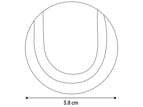 Flamingo hračka pro kočku 3 ks tenisáků mini 3,8 cm růžová