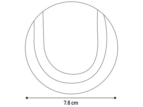 Flamingo hračka pro psa tenisák 2 ks 7,6 cm  guma růžový a zelený