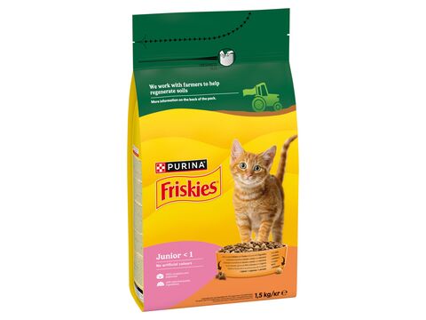 Friskies Junior kotě 1,5 kg kuře