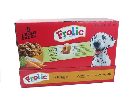 Frolic drůbeží a mrkev a rýže 7,5kg  106625