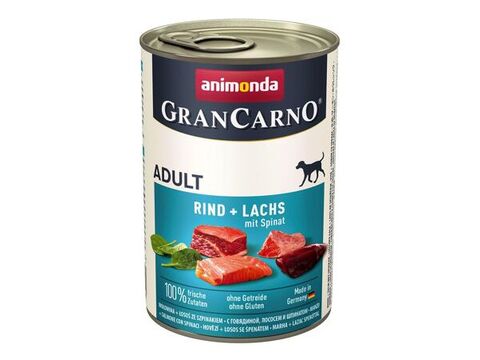 Animonda GranCarno hovězí a losos a špenát 400 g 