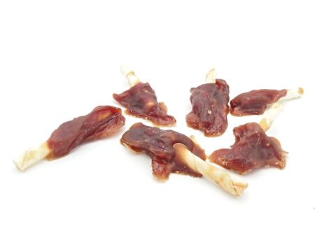 Hanny Food 100% kachní prsíčka na buvolí tyčce 250 g /lízátko malé / 