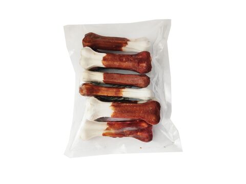 Hanny Food  buvolí kost s kachním masem 12,5cm 500g 