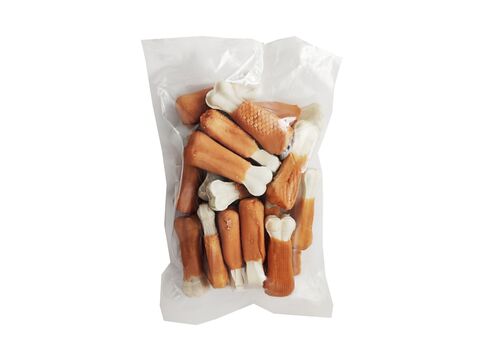 Hanny Food buvolí kost s kuřecím masem 7,5cm 500g 