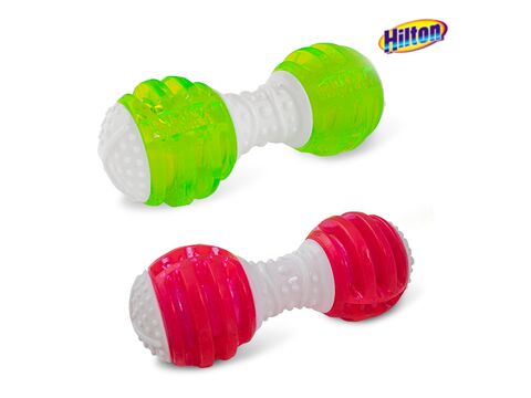 Hilton hračka pro psa dentální činka 14 cm,  zelená