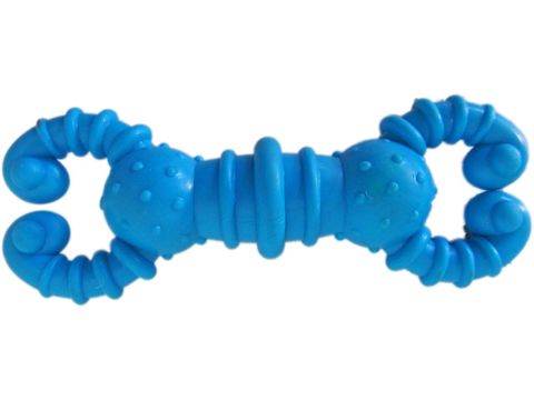 Tatrapet hračka pro psa dentální x kost 12 cm tvrdá guma modrá