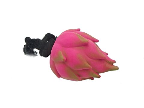 Tatrapet hračka pro psa artyčok pískací 20 cm latex růžový