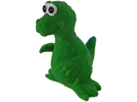 Tatrapet hračka pro psa dráček/dinosaurus 7 -8 cm  latex zelená