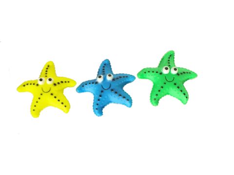 Magnum hračka pro psa mořská hvězdice, 12 cm, zářivě žlutá