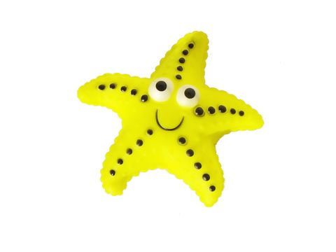 Magnum hračka pro psa mořská hvězdice, 12 cm, zářivě žlutá