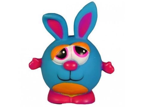 Magnum hračka pro psa králík 14 cm pískací vinyl modrý