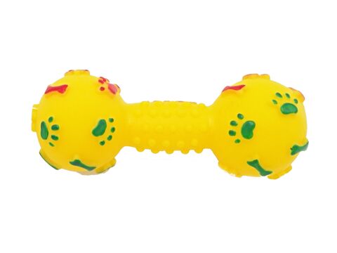 Nayeco hračka pro psa činka 14 cm vinyl žlutá
