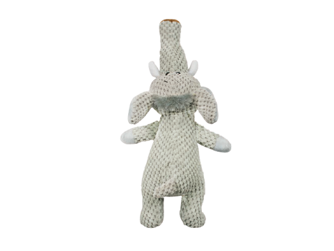 Nayeco hračka pro psa slon 35 cm látková pískací šedý