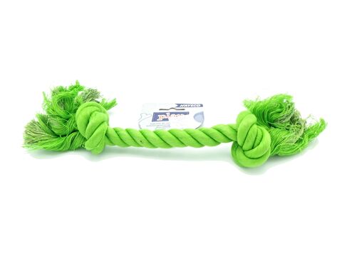 Nayeco hračka pro psa přetahovadlo uzel bavlna 25 cm 80 g zelené