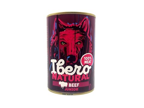 Ibero Natural Junior beef 400 g 